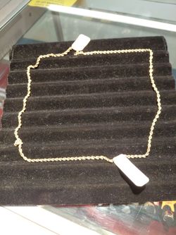 14k gold rope chain
