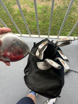 FILA Golf Clubs Set w/ Bag – Great for Beginners