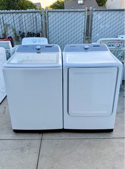 Samsung Washer & Gas Dryer with Warranty