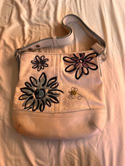 VINTAGE Coach bag - Bees & Flowers