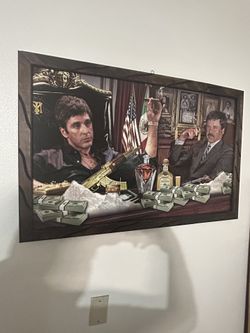 Scarface and Chapo Painting