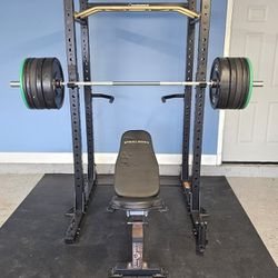 Inspire Fitness Power Cage Squat Rack AND Bench