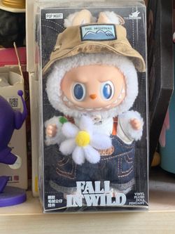 Pop MART the Monsters Labubu Fall in Wild Series Vinyl Plush Doll Pendant
