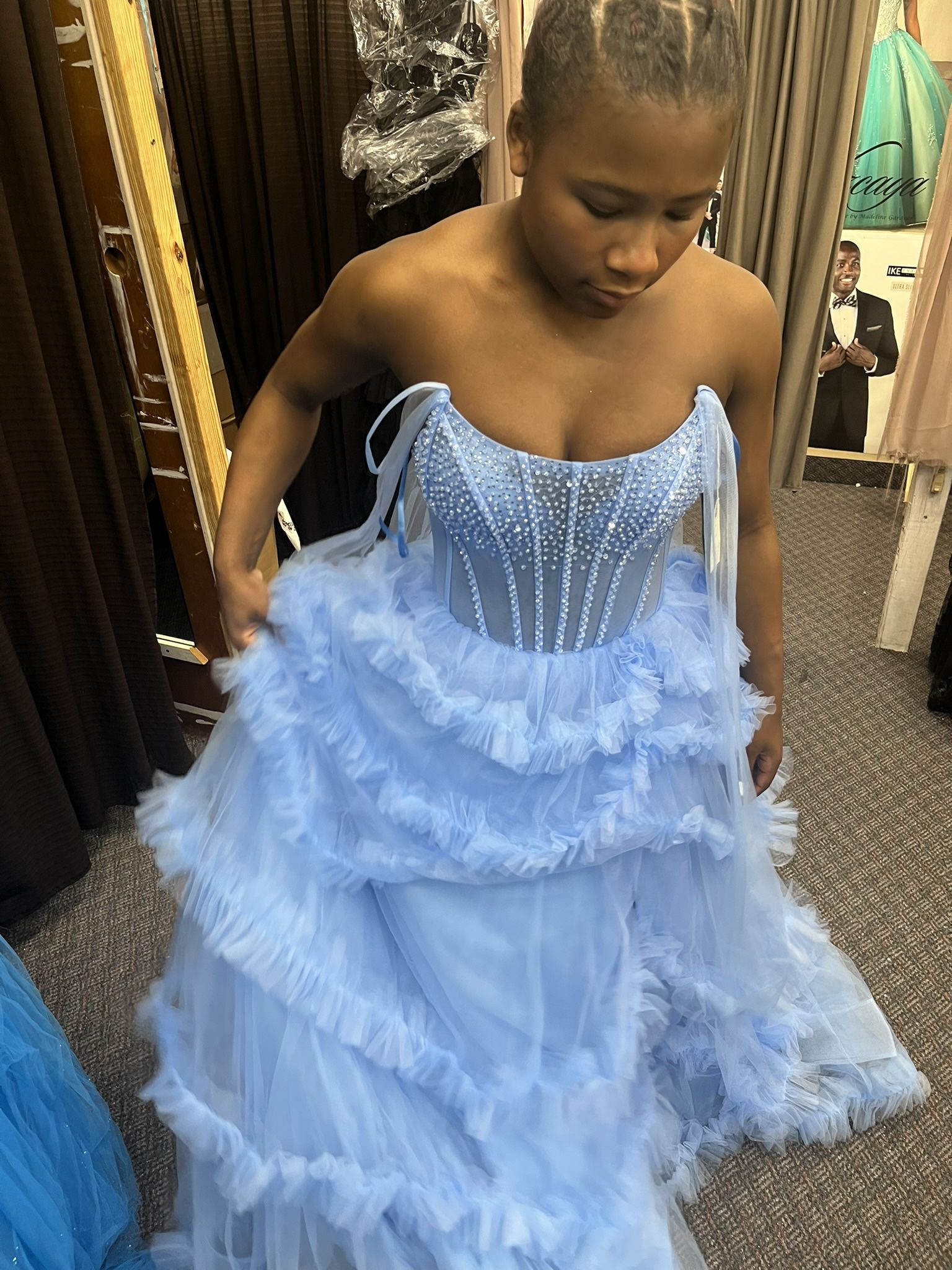 Prom Dress Baby Blue 