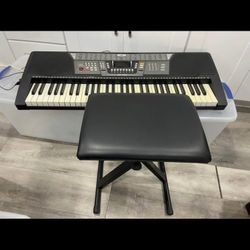 61 Key Piano With Chair