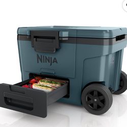 Ninja Frost Vault 45 Qt Wheeled Cooler with Dry Zone Fits Up to 68 Cans