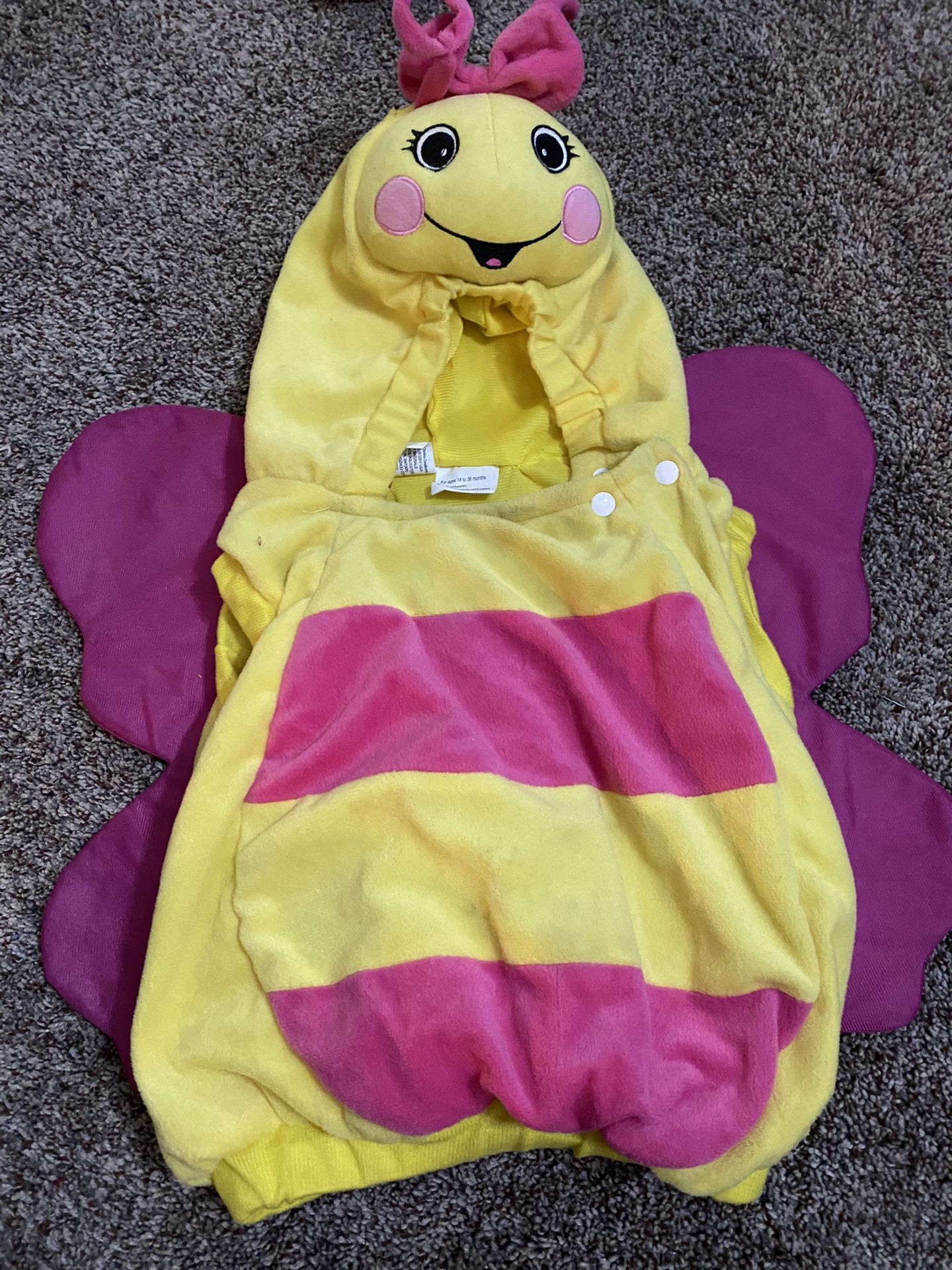 18 to 36 months butterfly costume