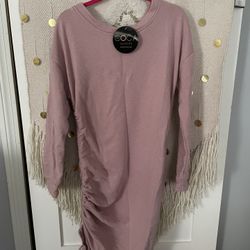 Dirty Pink Cotton Dress
