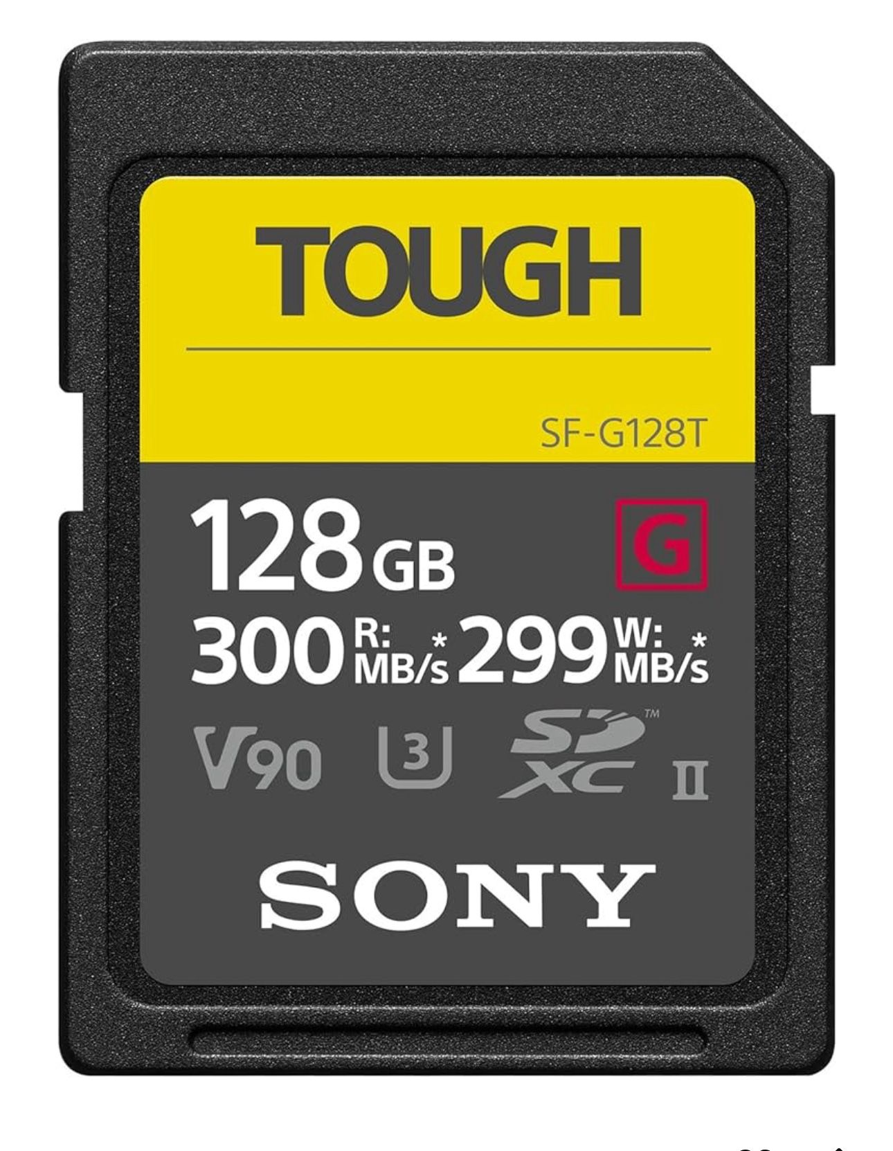 (2) Sony Tough 128GB UHS-II SD Cards