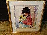 Vintage ted degrazia print "the dove"