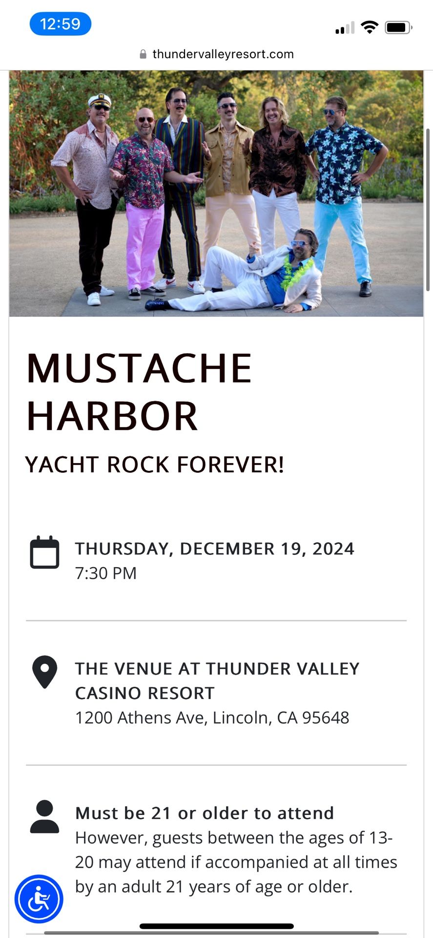 Mustache Harbor Tickets