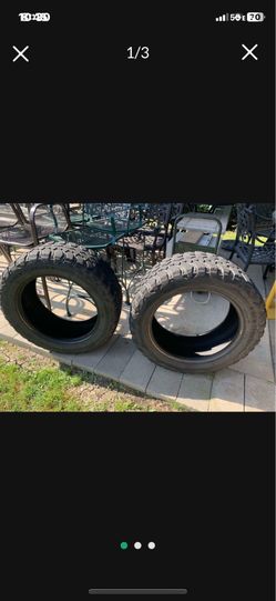 2 Mud Terrain tires