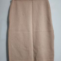 St. John Collection Sz 4 Biege Pencul Skirt EUC 