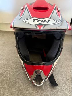 Dirt bike helmet, adult size M