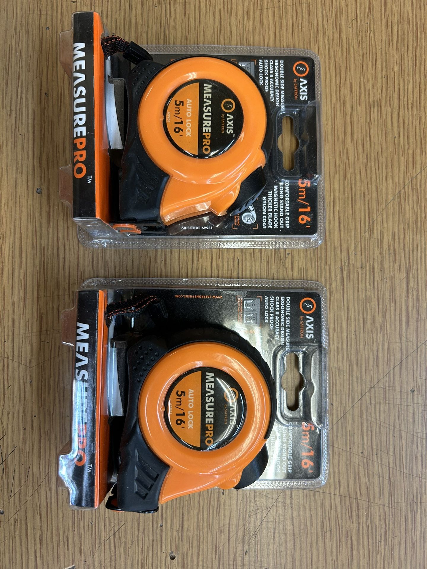 2pcs. 16’ Tape Measures w/magnetic Hooks $20
