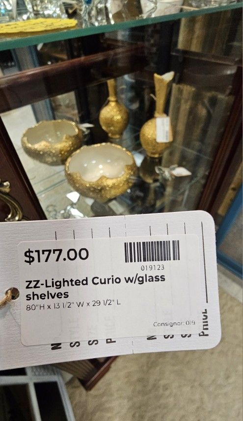 Lighted Curio Cabinet