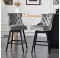 Gray barstool..30"