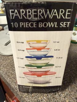 FARBER Ware 10 Pieces Bowl Set