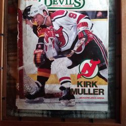 Autographed Nj Devils Program 1987-88