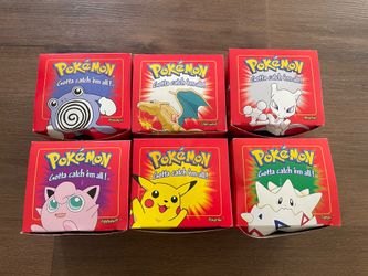 1999 complete Burger King Pokémon set