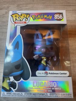 Pokemoncenter Exclusive Pearlescent Lucario Funko Pop  856