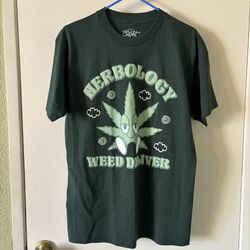 Eighty Eight Brand Herbology Weed Delivery Green Shirt Size M