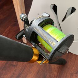 CHAOS 15-50 Rod With Or Without TLD 15 Reel Beautiful  Black And Gold Combo!