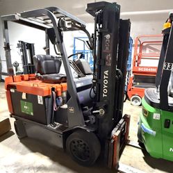 50713A1 FORKLIFT TOYOTA 7FBCH25 ELECTRIC 5K LBS