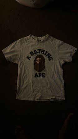 white bape shit