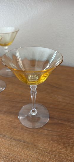 Vintage fastoria crystal glasses