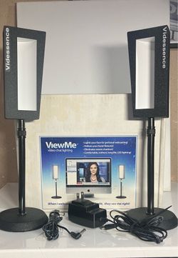 VIDESSENCE Video Lighting View Me-SB Kit With Stands & Alternate Brackets