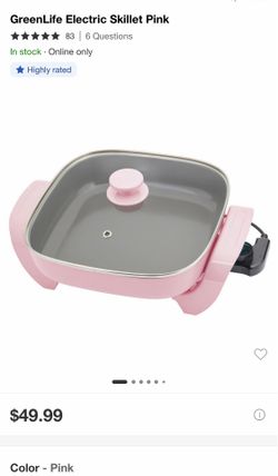 NEW IN BOX PINK ELECTRIC SKILLET