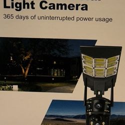 Dual Lens Solar Light Camera 