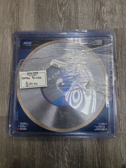 3 Norton Clipper Slicer Continuous Rim Diamond Masonry and Tile Blade