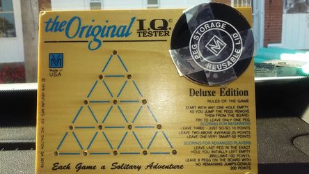 Vintage 1976 the original I.Q tester deluxe edition