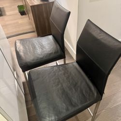 Leather Super Comfy Bar/Breakfast Stools