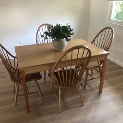 Timeless Dining Set  W/ Built In Extensions