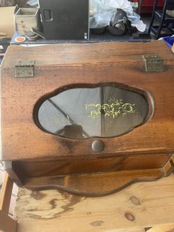 Vintage Wooden Bread Box
