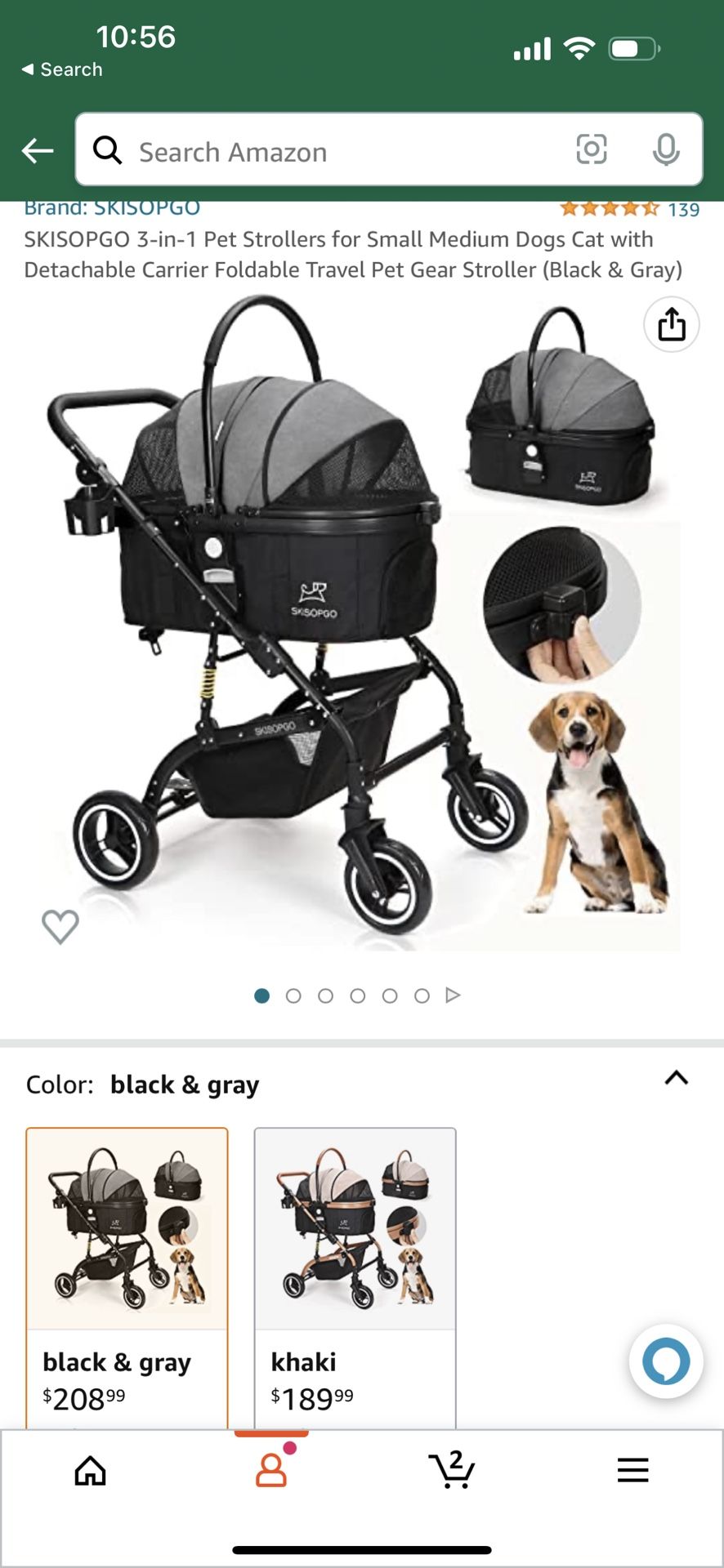 Cat/Puppy Stroller