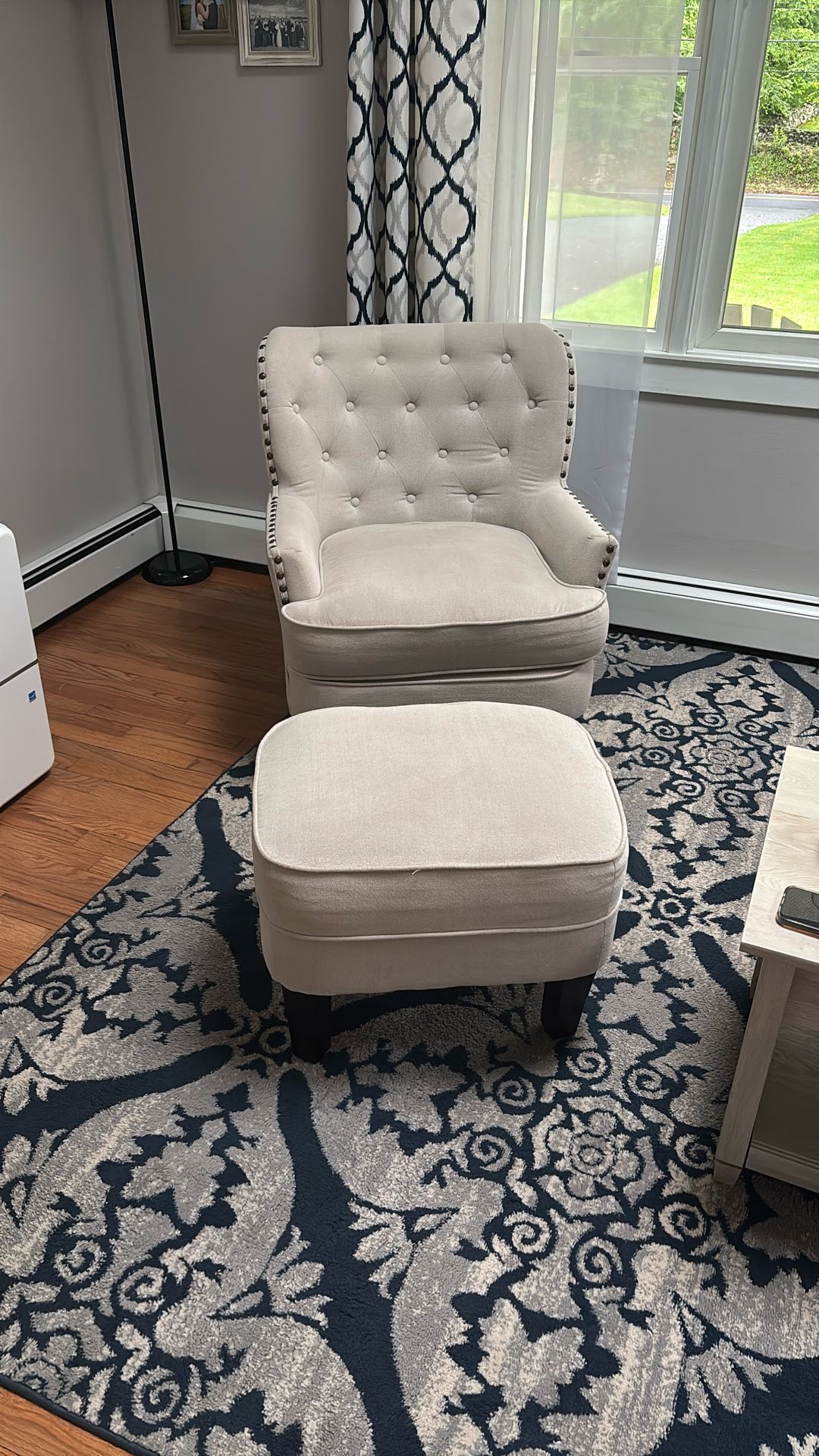 Chair And Ottoman
