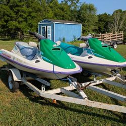 2 SEADOO'S BOMBARDIER JET SKI!!