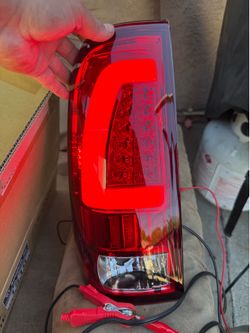 97-03 Ford F-150 F-250 Red LED Bar Tail Lights