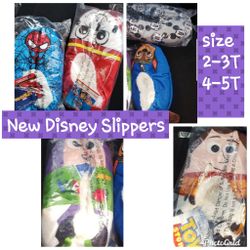 NwT Slippers size 2-3T/4-5T