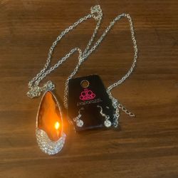 Women Necklace And Earring Set 