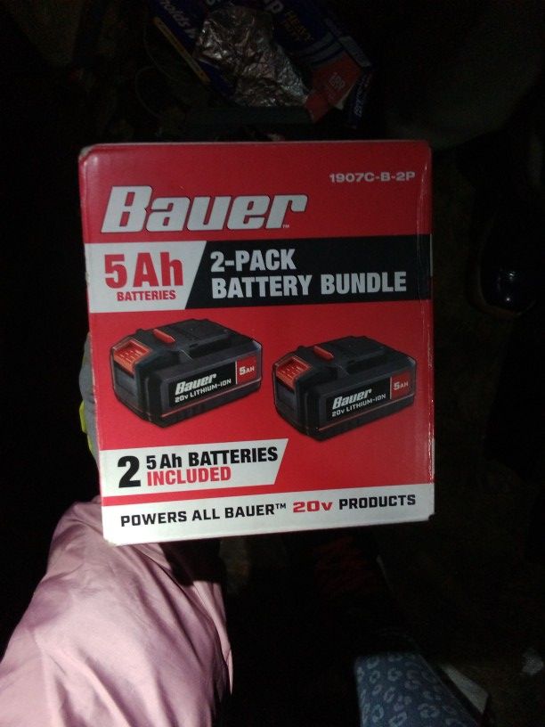 Bauer 5Ah Battery Pack Brand New 