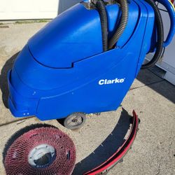 Floor Scrubber Machine 20in. Clarke. Free Del.hablo Esp 