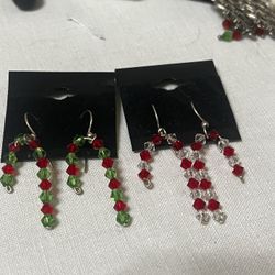 New Hand Made Crystal Earrings
