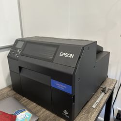 Epson C6500Au Label Printer + Ink + Labels