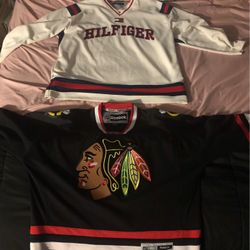 Red Skins Nhl Jersey Large Tommy Hilfiger Xl