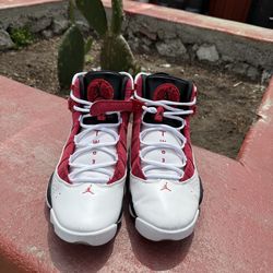 Jordan 6 Rings Carmine White
